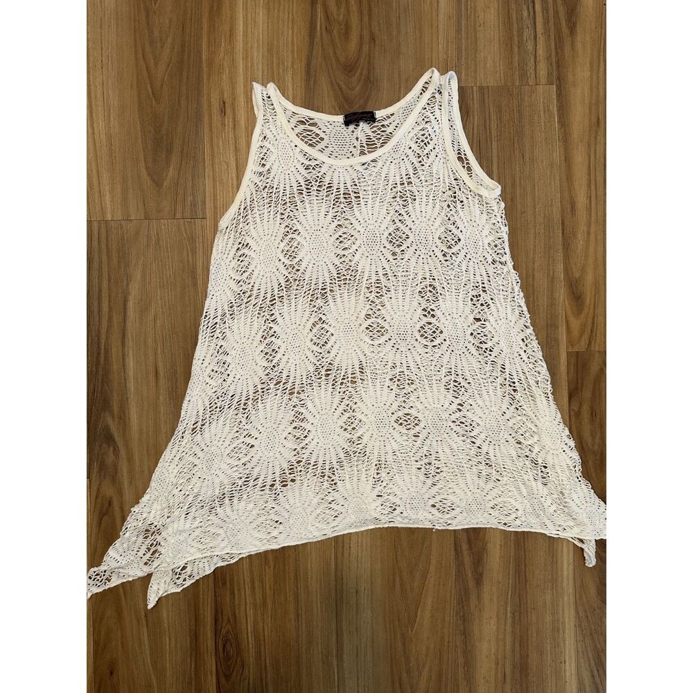 Seduzione Italian White Cut-out Beach Swim Coverup